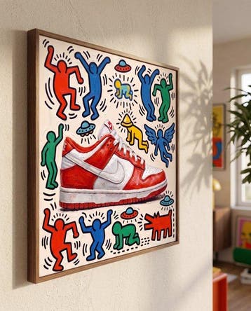 MEDSAN - Keith Haring Dunk () - UNIQUE WORK