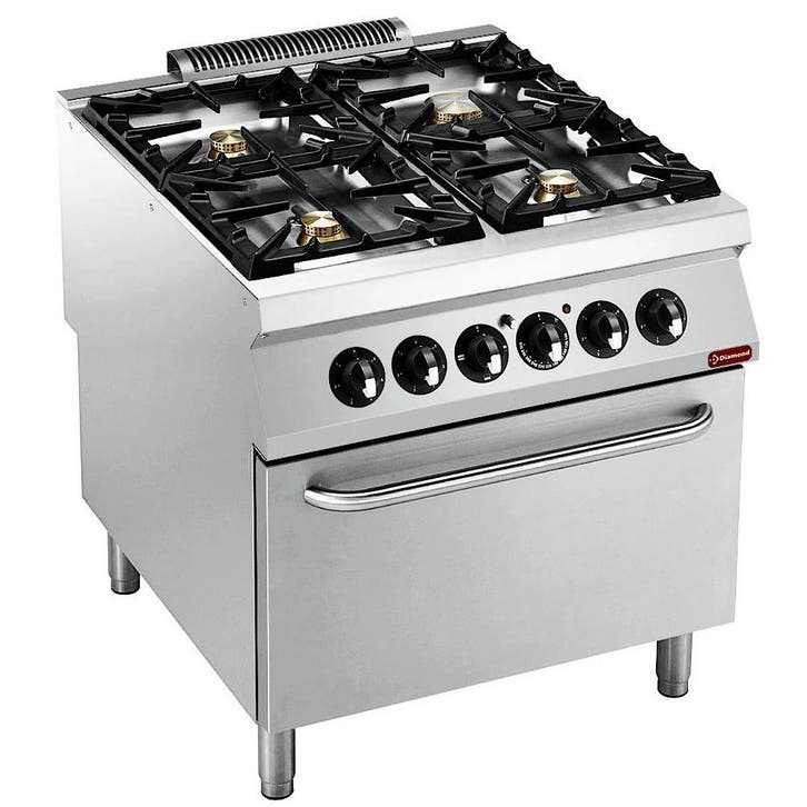 Fornuis + Oven | MAXIMA 900+ | Gas/Elektrisch | 4 Branders, Zakelijke goederen, Horeca | Keukenapparatuur, Nieuw in verpakking