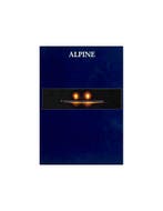 1993 ALPINE A610 TURBO BROCHURE FRANS, Nieuw