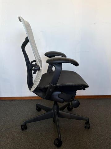 Grote Voorraad Herman Miller Mirra Alpine Bureaustoelen, Verzenden, Zwart, Zo goed als nieuw, Bureaustoel