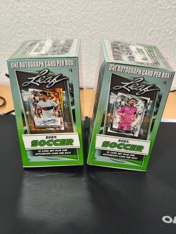 2024 Leaf Leaf 2024 Soccer Carte dédicacée, Sealed box - 2, Nieuw