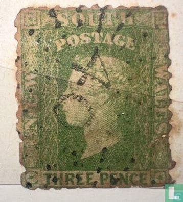 Nieuw-Zuid-Wales - Koningin Victoria - 1856, Timbres & Monnaies, Timbres | Océanie, Verzenden