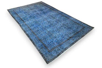Blauwe vintage - Vloerkleed - 300 cm - 180 cm -, Huis en Inrichting, Nieuw