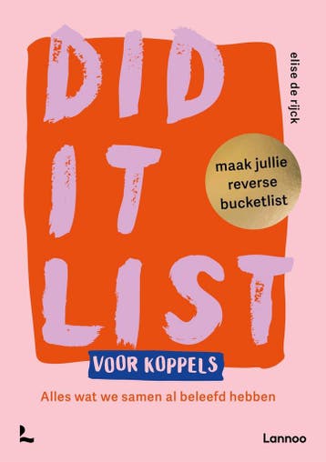Bucketlist - Did it list voor koppels: maak jullie reverse b, Verzenden, Nieuw