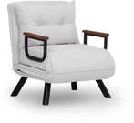 2dekans | Asir - Bankbed - Slaapbank - 1-zitplaats - Crème, Ophalen of Verzenden, Nieuw