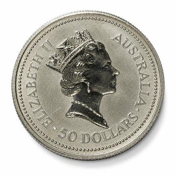 Australie. Elizabeth II. 50 Dollars 1991 Koala 1/2 Oz