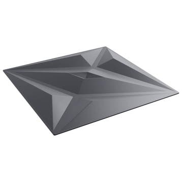 vidaXL Wandpanelen 12 st 50 x 50 cm Ster Grijs XPS Schuim, Verzenden, Nieuw