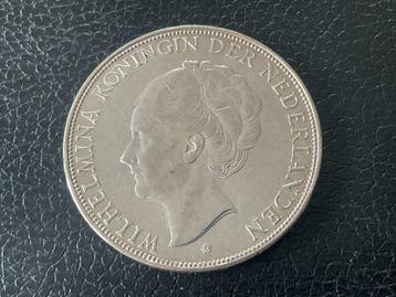 Nederland. Wilhelmina. 2 1/2 Gulden 1940 (Zonder