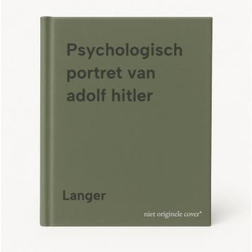 Psychologisch portret van adolf hitler 9789022972250 Langer, Boeken, Verzenden, Gelezen, Langer