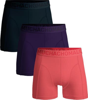 Muchachomalo Boxershorts Microfiber 3-Pack 30 maat XL Heren, Kleding | Heren, Ondergoed, Verzenden, Zwart, Muchachomalo, Boxer