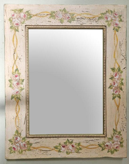 Spiegel - Hout, Antiek en Kunst, Curiosa en Brocante