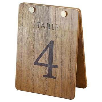 Bruiloft Tafelnummers 13,7cm 12st, Verzenden, Nieuw