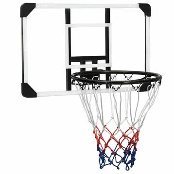 vidaXL Basketbalbord 71x45x2,5 cm polycarbonaat transparant, Sport en Fitness, Basketbal, Verzenden, Nieuw