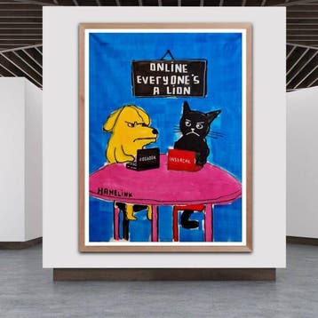 Hamelink (XX) - Online Everyones a Lion, Antiek en Kunst