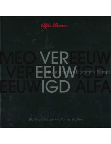 ALFA ROMEO, VEREEUWIGD (STICHTING CLUB VAN ALFA ROMEO, Nieuw