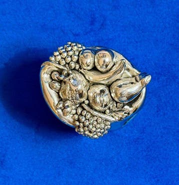Nuova Max Art Oro e Argento - Beeldje - Fruitbasket with