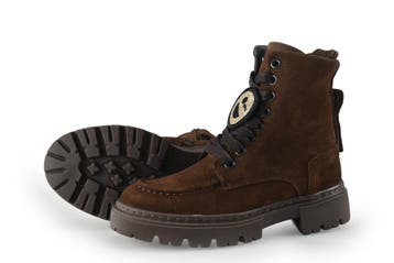 Nubikk Veterboots Meisjes in maat 28 Bruin, Kinderen en Baby's, Verzenden, Jongen of Meisje, Nubikk, Schoenen