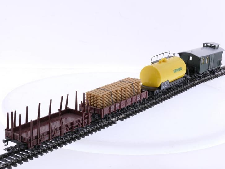 Schaal H0 Märklin 29187 goederen wagens set van de DB #9018, Hobby en Vrije tijd, Modeltreinen | H0, Wisselstroom, Analoog, Gebruikt