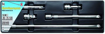 5-delige 1/2 Wobble Extension Bar Set, Verzenden, Nieuw