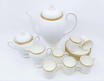 Wedgwood - Service à café pour 6 personnes (15) - California, Antiek en Kunst