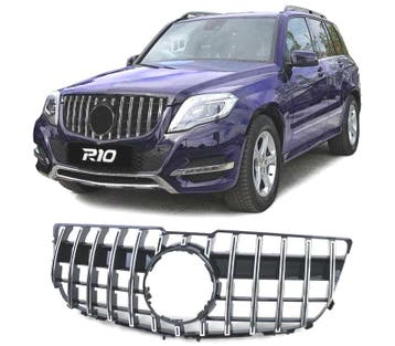 Calandre Pour Mercedes Glk X204 12-15 Look Amg Noir Brillant, Verzenden