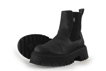 Buffalo Chelsea boots in maat 38 Zwart, Kleding | Dames, Verzenden, Zwart, Overige typen, Zo goed als nieuw