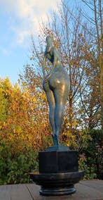 sculptuur, groot formaat vrouwelijk schoon - 72 cm -