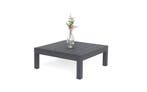 SUNS Vita salontafel matt royal grey met blad 80 x 80 cm, Nieuw