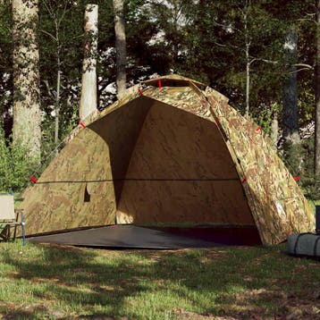 vidaXL Tent 4-persoons snelontgrendeling camouflage, Verzenden, Nieuw
