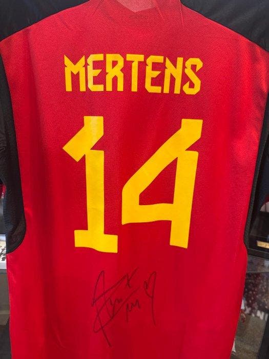 België - Voetbal - Dries Mertens - Voetbalshirt, Verzamelen, Overige Verzamelen