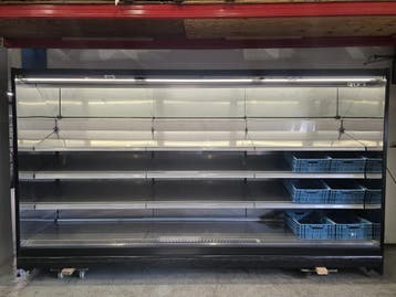 Groentewandkoeling met Spiegel – B383 x D165,5 x H225 cm