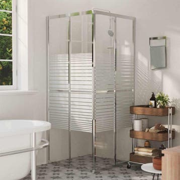 vidaXL Douchecabine 80x80x180 cm ESG, Verzenden