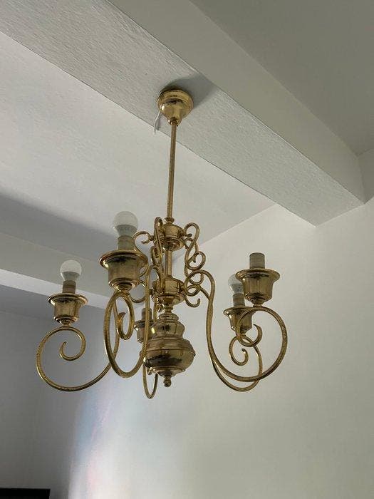 Lamp - Verguld brons, Antiek en Kunst, Curiosa en Brocante