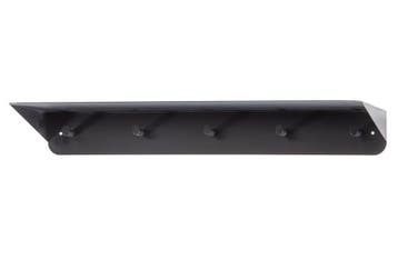Kapstok WOOOD Kenan 5 Haken - Metaal - Zwart - 10x80x30, Verzenden