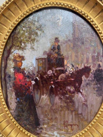 Antonino Pecoraro (XX) - Belle Epoque, Antiquités & Art