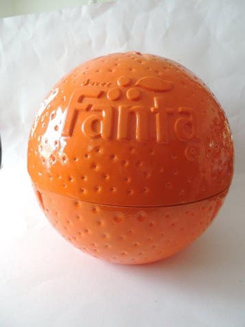 Ijsemmer - FANTA Zeer mooi frisdrankservies/ijsblokjesbak