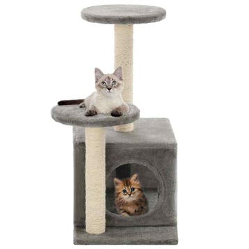 vidaXL Kattenkrabpaal met sisal krabpalen 60 cm grijs, Verzenden