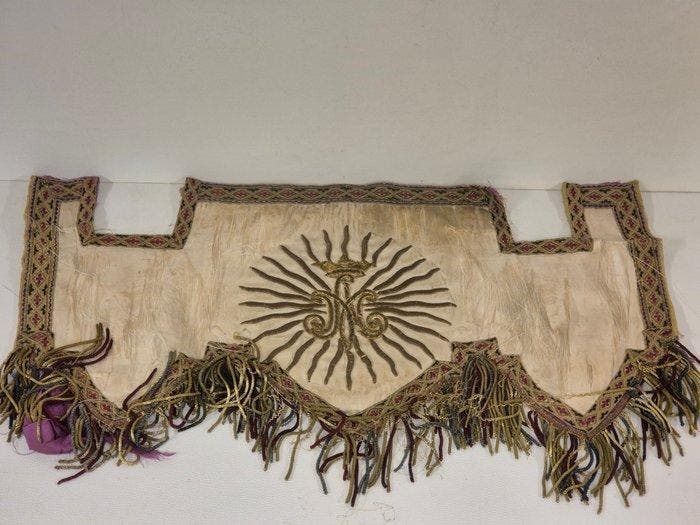 Processionele standaard - 60 x 31 cm - Textiel - 1910-1920, Antiek en Kunst, Kunst | Niet-Westerse kunst