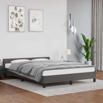vidaXL Bedframe met hoofdeinde zonder matras 140x200 cm, Verzenden