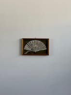 Handwaaier - parelmoer, Zijde - Vittoriano