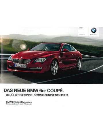 2011 BMW 6 SERIE COUPÉ BROCHURE DUITS