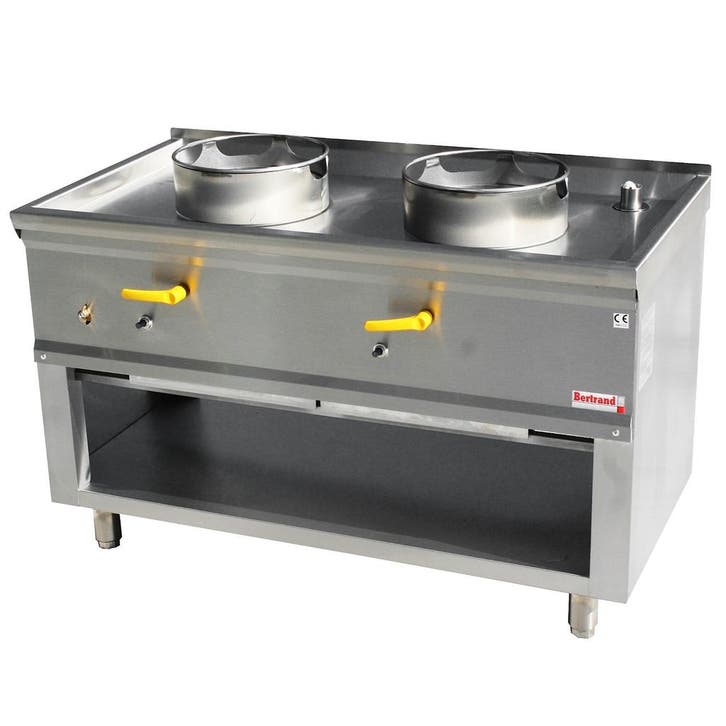 Wokfornuis | ASIA I | Gas | 2 Branders (2x 20/25/35kW) |, Articles professionnels, Horeca | Équipement de cuisine, Envoi