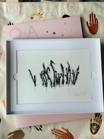 Jean-Michel Othoniel (1964) - ALFA - Signed Ink-Transfer