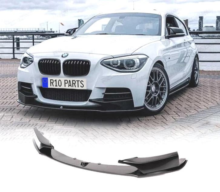 SPOILER LAME AVANT BMW F20 F21 11-15 NOIR BRILLANT M PERFORM, Auto-onderdelen, Carrosserie, Verzenden