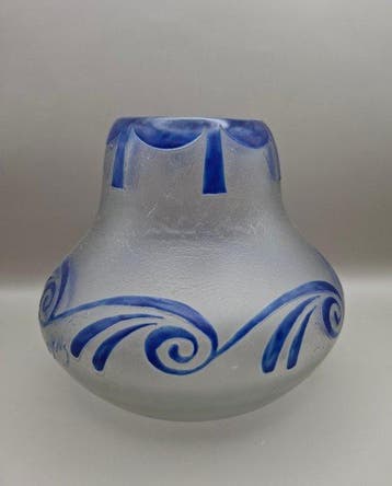 Legras & Cie. - Vaas - ijsglas - Cameoglas