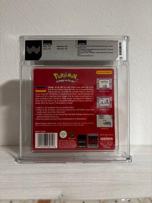Nintendo - Gameboy Classic - Pokémon Rote Edition - graded, Games en Spelcomputers, Spelcomputers | Overige Accessoires