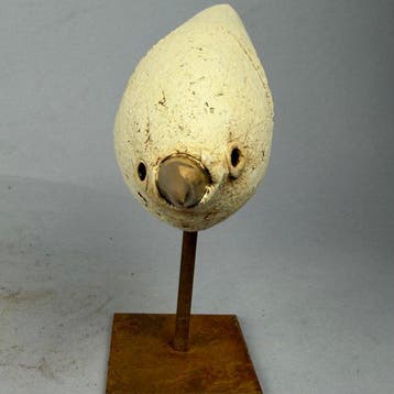 Ewa Budzowska - NO RESERVE- BIRD- (decorated 24 carat gold), Antiek en Kunst