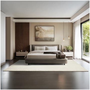 Kortpolig vloerkleed Soft Zone - 200 x 290 cm, crème, Verzenden, Nieuw