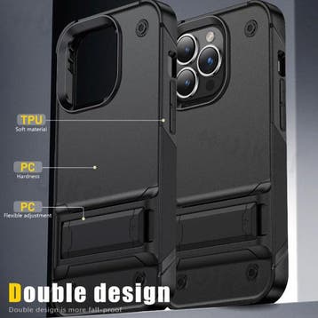 iPhone SE (2022) Armor Hoesje met Kickstand - Shockproof, Verzenden, Nieuw
