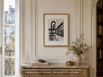 Bernard Buffet (1928-1999) - Paris : Place des Vosges, Antiquités & Art